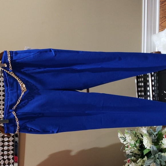 Nwt Zac and Rachel XL pants with gold belt - Picture 1 of 17